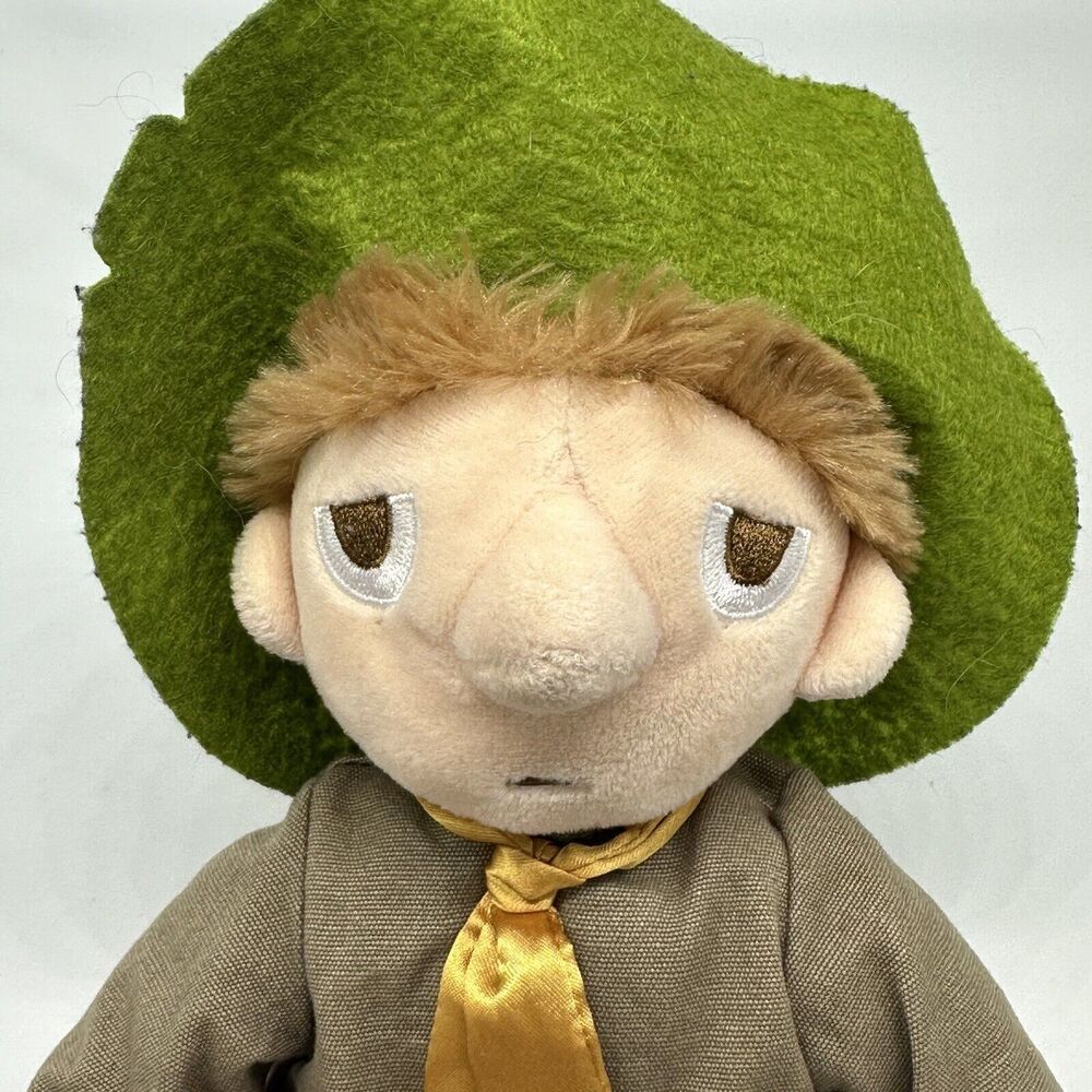RARE Moomin Snufkin Plush Martinex Teddix TOVE 100 Tove Jannson Red Flower 14" - Picture 5 of 12
